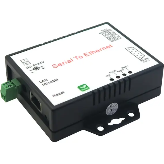 1RS232+1RS422/485 to Ethernet Converter