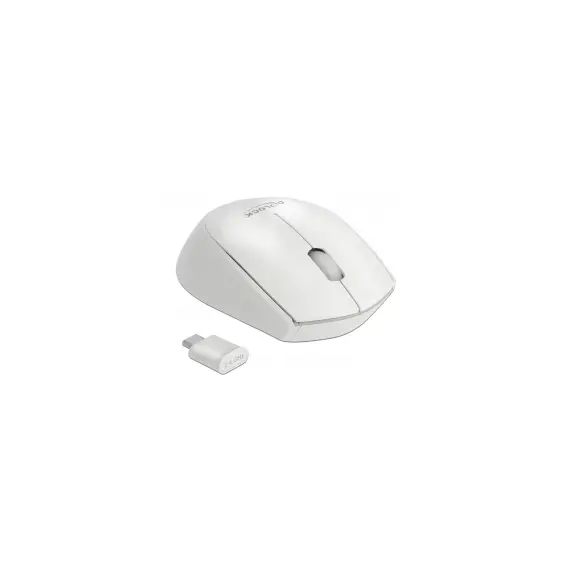 Delock 12668 - Wireless Mouse, White