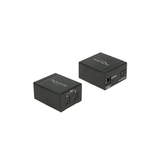 ספליטר אופטי 1- כניסה 2 -יציאה עם חיבור TOSLINK דגם 18766