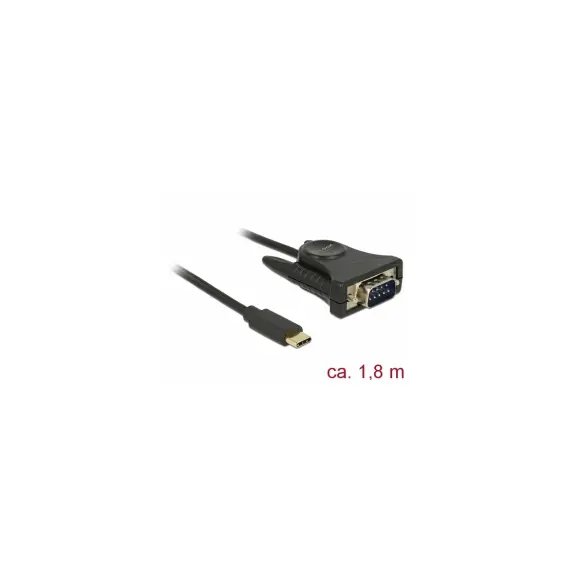 ממיר מ-Type-C ל-USB RS232 אורך 1.80 מטר