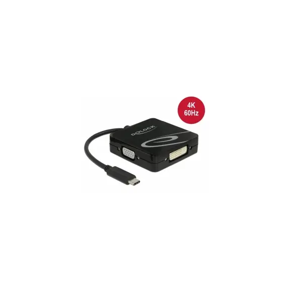 Delock D63959 - USB Type-C™ Adapter for a VGA, HDMI, DVI or DisplayPort
