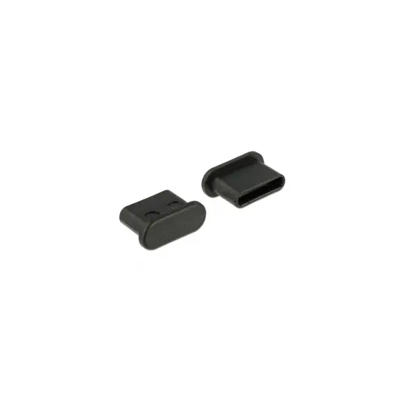 DeLOCK 64014 - Socket Safety Cover for USB Type-C 10 pc(s), Black