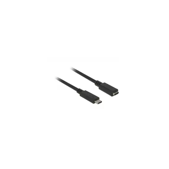 DeLOCK 85532 - USB Cable, 0.5m, USB 3.2 Gen 1 (3.1 Gen 1), USB-C, Black