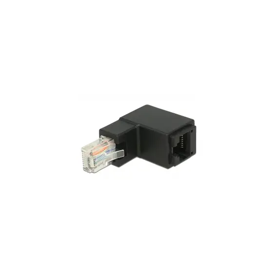 Delock CA-D86424 - Adapter RJ45 Plug Angled > RJ45 jack Cat.6 UTP