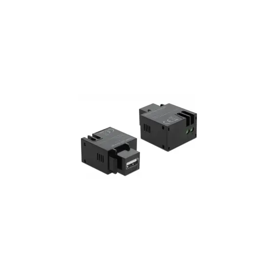 Delock D86506 - Keystone Module, USB Type-A Charging Port 2.1 A, Black