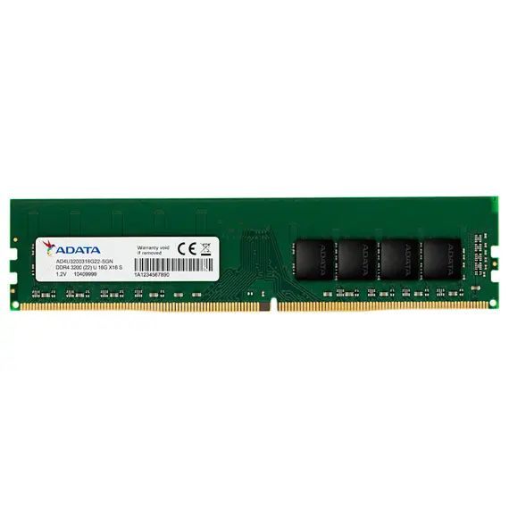 ADATA AD4U3200716G22-RGN - 32GB Memory Module, 1x32GB, DDR4, 3200MHz
