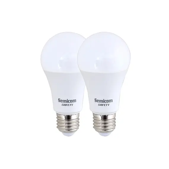 זוג נורות 15W A60 SAFETY אור חם