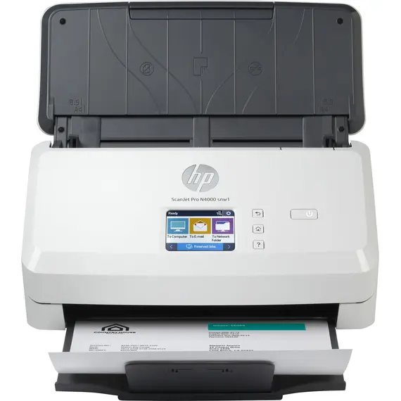 HP Scanjet Pro 6FW08A - Sheet-Fed Scanner, N4000, SNW1, 600x600, DPIm, A4, Black,White