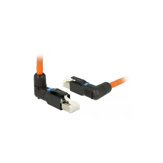 Delock RJ45 - NetWork Cable, Cat.6A, Angled