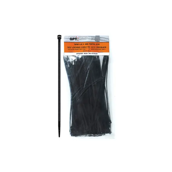 GPT TOTS78350B - Cable Tie, 7.8x350 100pcs, Black