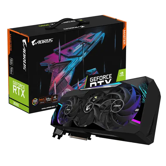 Gigabyte AORUS GeForce RTX 3090 N3090AORUSM24GD, 24GB, GDDR6X