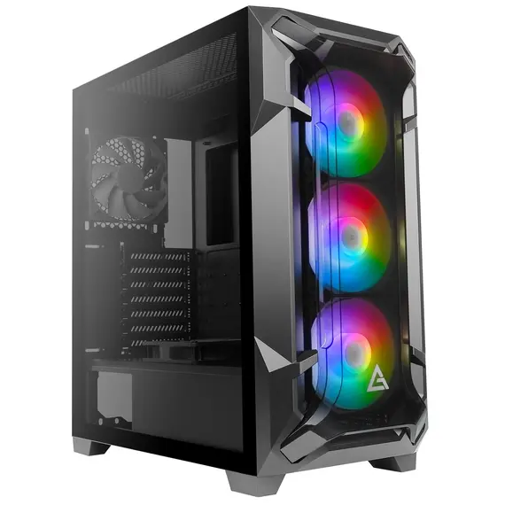ANTEC DF600 Flux - Gaming PC Case, Black