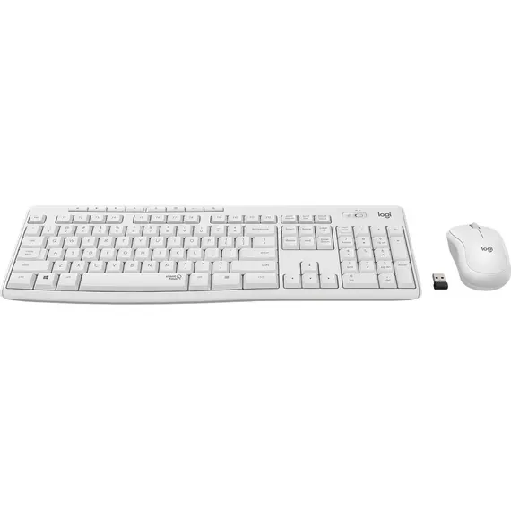 Logitech MK295 - Silent Wireless Keyboard+Mouse Set, White, изображение 2