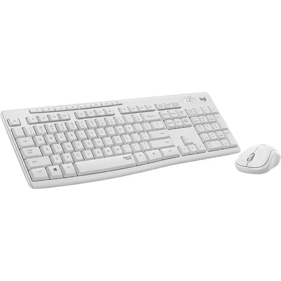 Logitech MK295 - Silent Wireless Keyboard+Mouse Set, White, изображение 3