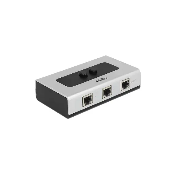 מיתוג מכני RJ45 לרשת 2PORT