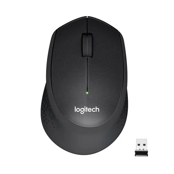 Logitech M330 - Mouse, Right-hand, RF Wireless, Mechanical, 1000DPI