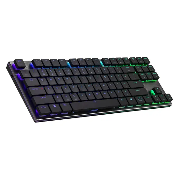 Cooler Master SK631 - Gaming Keyboard USB + Bluetooth, Black, Metallic