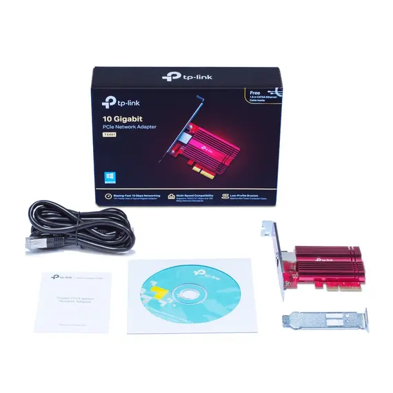 TP-LINK TX401 - Networking Card, Internal, Ethernet 10000 Mbit/s, 5 image