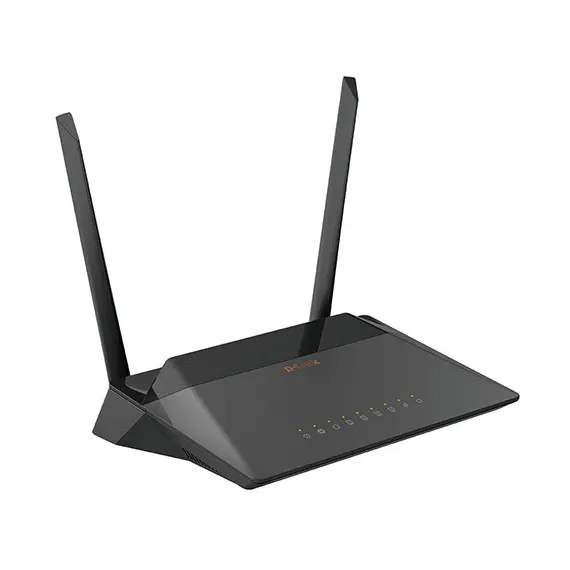 D-Link DSL-224 - Wireless Router, Fast Ethernet, Single-Band, (2.4 GHz), Black