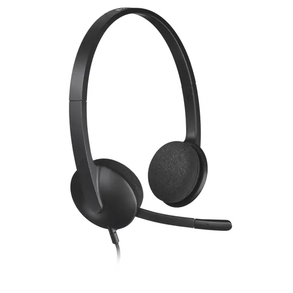 Logitech H340 - Headset, Head-Band, Black, изображение 3