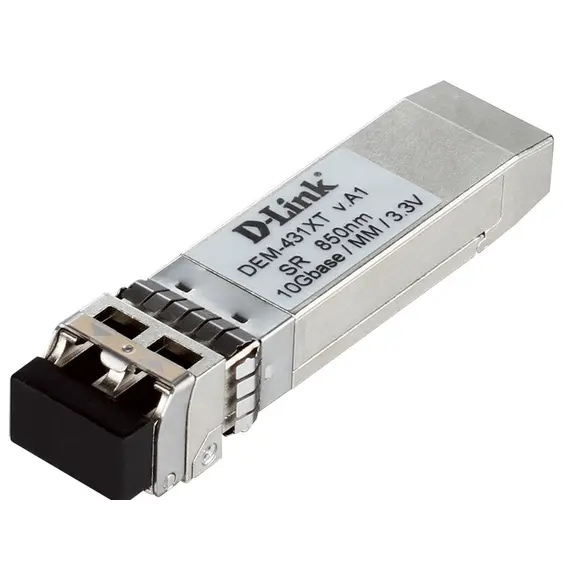 D-Link DEM-431XT - Network Transceiver Module, Fiber Optic, 10000Mbit/s, SFP+, 850nm