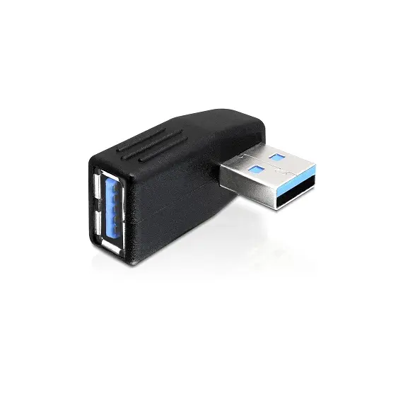 Delock D65342 - USB 3.0 Adapter Male-Female, Angled, 270°, Horizontal
