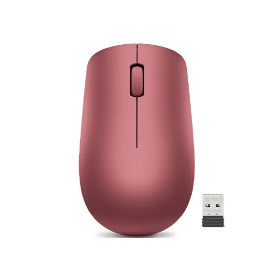 Lenovo 530 GY50Z18990 - Mouse, Ambidextrous, RF Wireless, Optical, 1200DPI, Pink