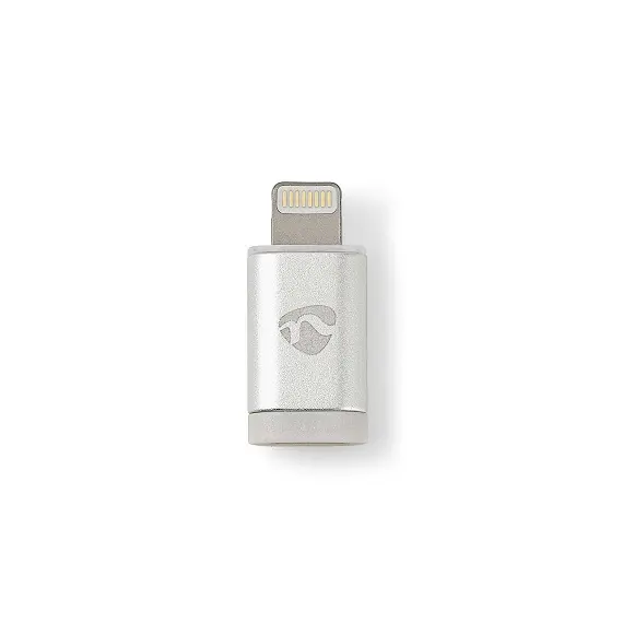 Nedis CA-770225 - Apple Lightning, USB Micro B Female, Gold Plated, Aluminium