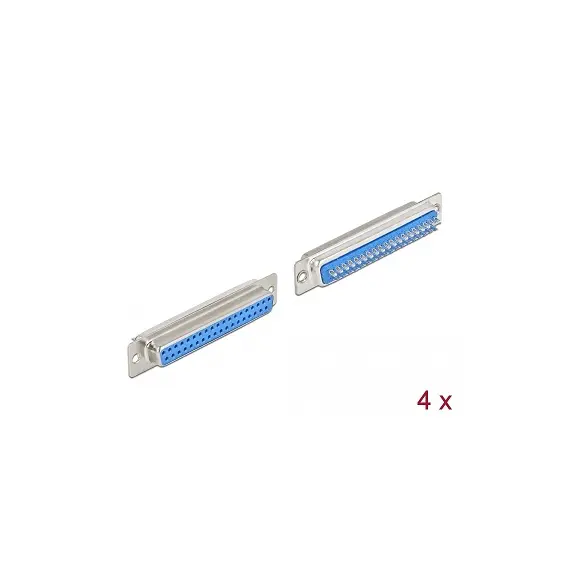 שקע בהלחמה 37 פין נקבה (סט 4 יח&apos;)