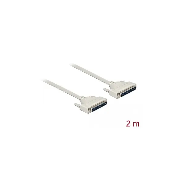 Delock 86879 - Serial Cable D-Sub 37 male to male, 2m