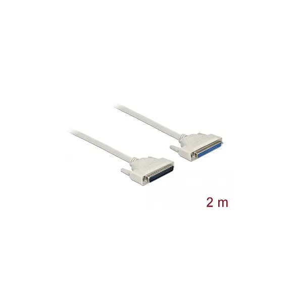 Delock 86883 - Serial Cable D-Sub 37 male to female, 2m