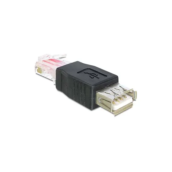 מתאם usb נקבה ל- rj45 זכר
