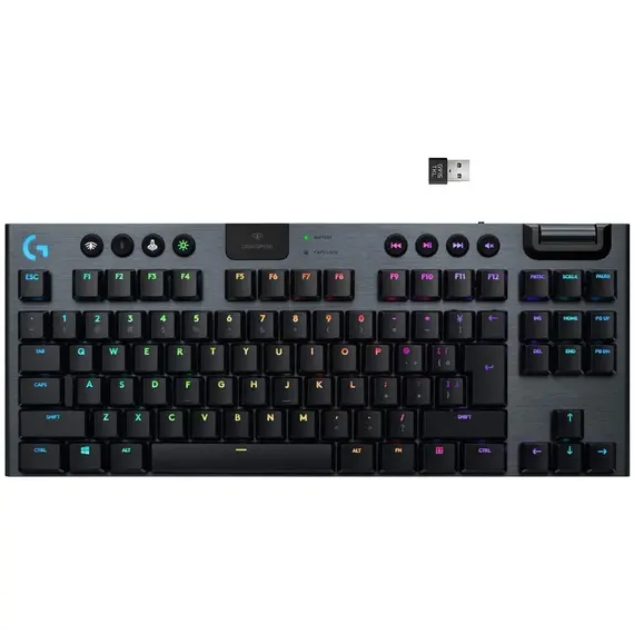 Logitech G G915 TKL - Gaming Keyboard, Bluetooth, Aluminum, White