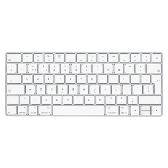 Apple Magic Keyboard USB + Bluetooth, Aluminium, White