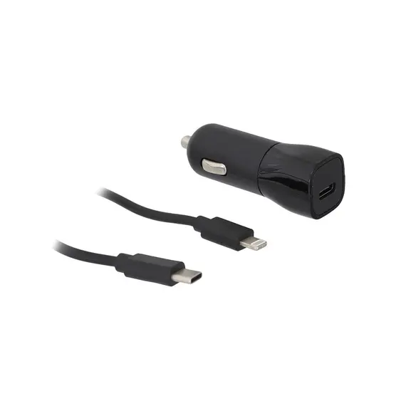 מטען רכב USB-C 30W+כבל IPHONE