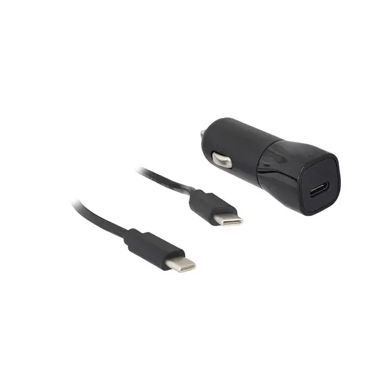 מטען רכב USB-C 30W+כבל TYPE-C