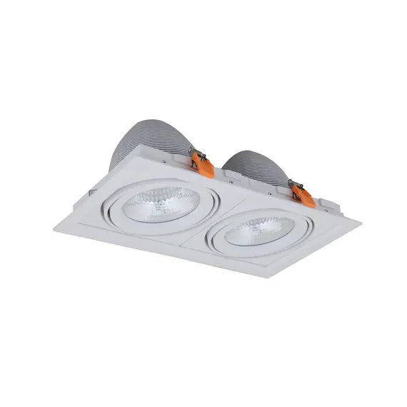שקוע תקרה בוסטון מלבני 2x40W אור קר
