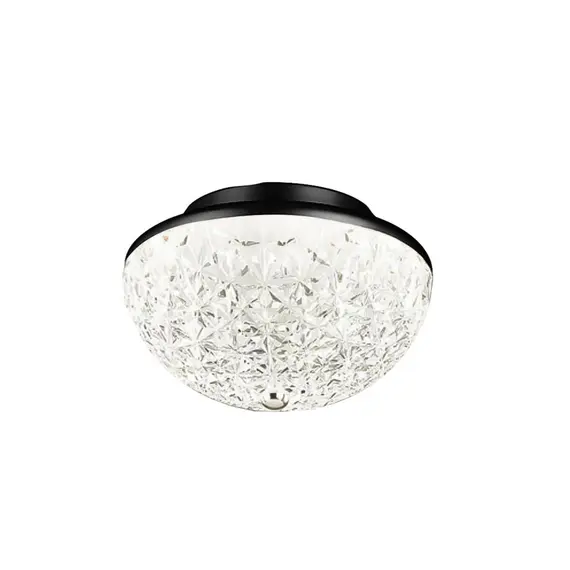 Semicom SM-5296CB/12WW - Ceiling Mounted Light, 12W, Warm, Black