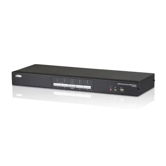 Aten CS1644A - KVM Switch Rack Mounting, Black