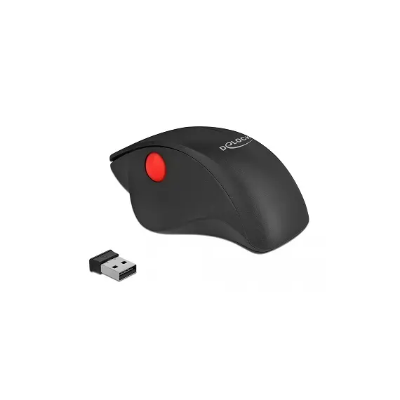 Delock Ergonomic - Wireless Mouse, Black