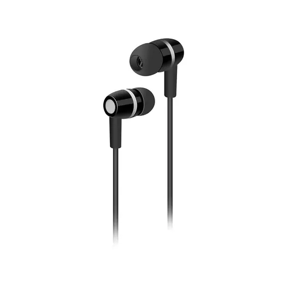 אוזניות כפתור IN-EAR שחור