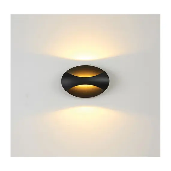 Semicom SM-HS9033B/6WW - Wall Mounted Lights, Black