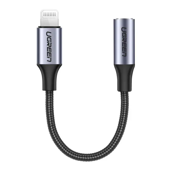 UGREEN 30756 - Lightning To 3.5mm Adapter, 48KHz, 24bit, DAC Apple MFi
