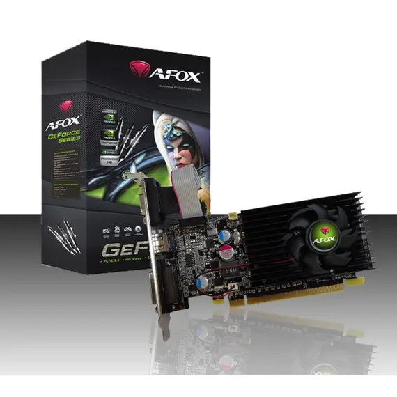 AFOX - AF210-1024D2LG2 - Video Card, GeForce GT210 1GB, DDR2, PCI-E