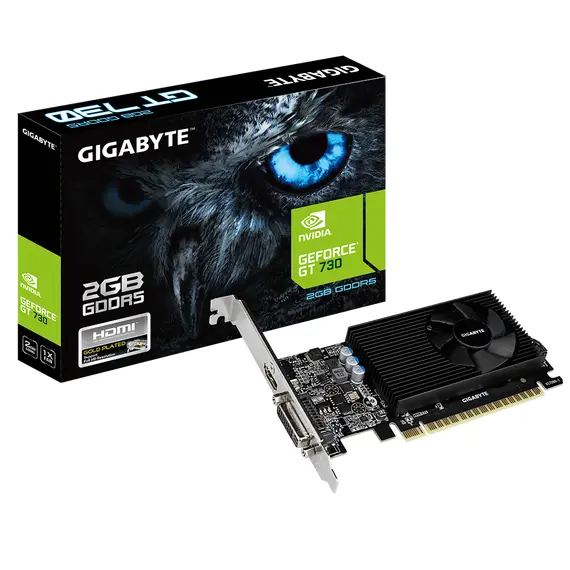 Gigabyte - N730D52GL - Video Card, GeForce GT730 2GB, GDDR5, PCI-E  