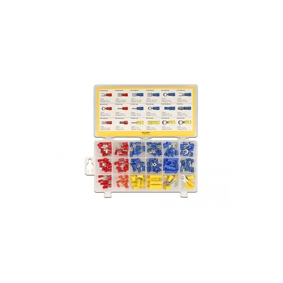 DeLOCK 86513 - Wire Connector, Blue, Red, Yellow