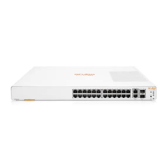 Aruba Instant On 1960 - Network Switch, 24G, 2XGT, 2SFP+, Managed, L2+, Gigabit Ethernet (10/100/1000), 1U, White
