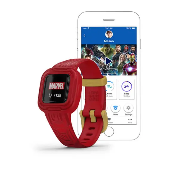 Garmin Vivofit jr. 3 - Activity Bracelet for Children, Iron Man