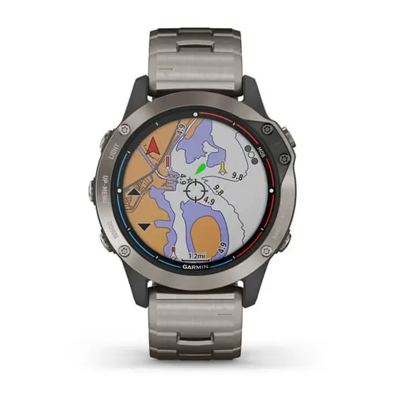 Garmin Quatix 6 Sapphire - Smart Sports Watch, Titanium