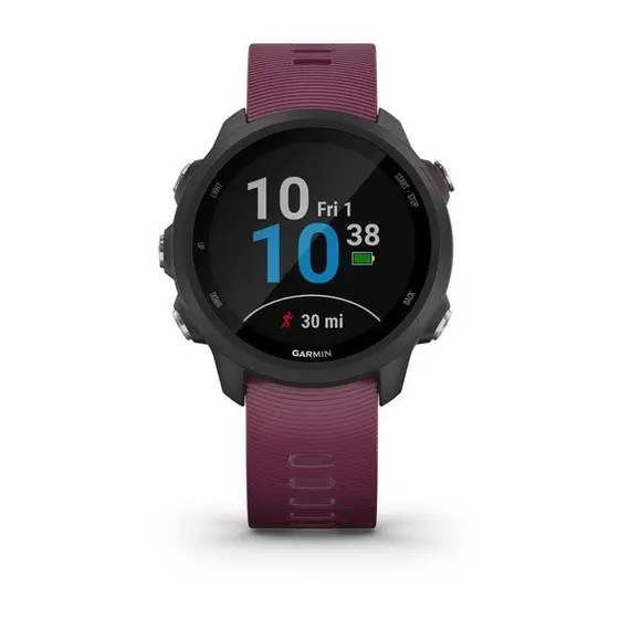 Garmin Forerunner 245 - Smart Sports Watch, Black/Cherry